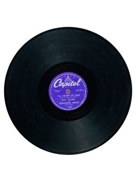 Kay Starr Tennessee Ernie I'll Never Be Free 10 Inch Shellac 78 RPM Capitol 1124